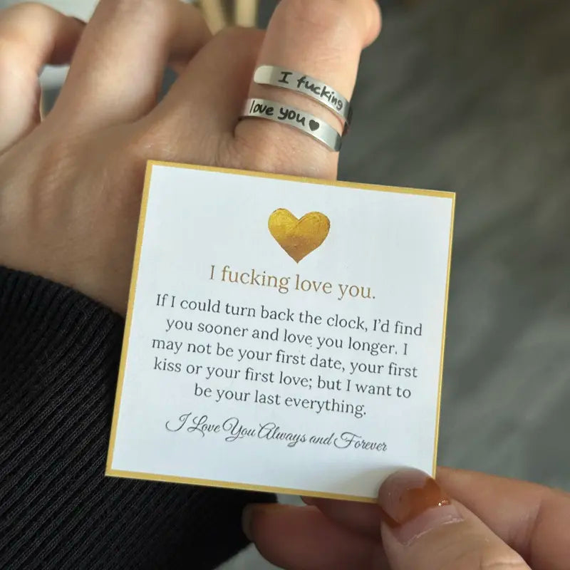 I Fvcking Love you Ring